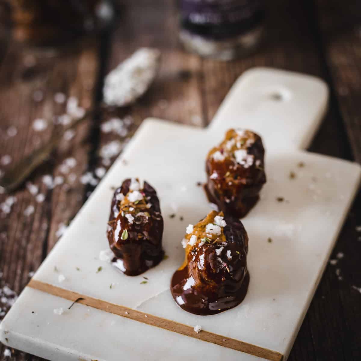 Raw Vegan Almond Butter Stuffed Dates: Energizing Snack